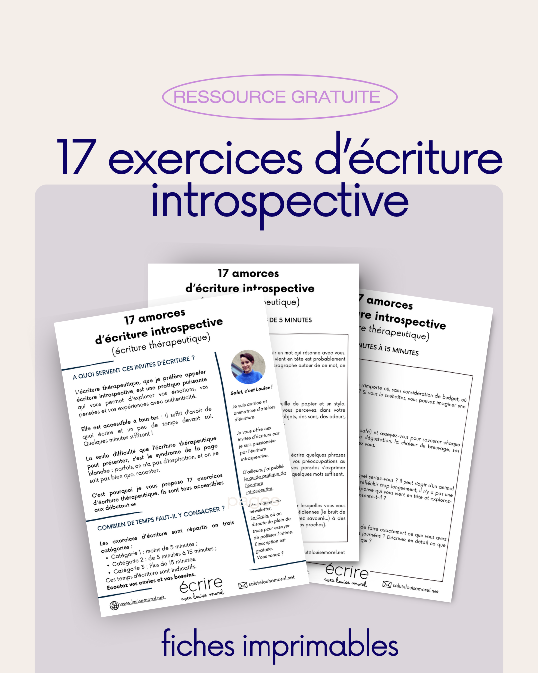 17 exercices d'écriture thérapeutique gratuits